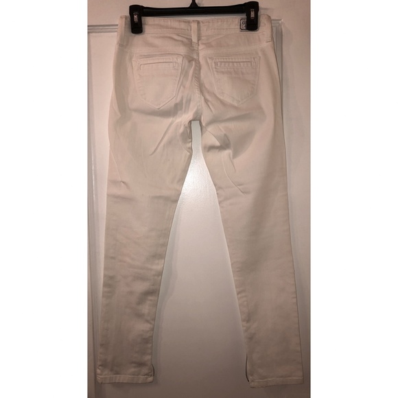 GUESS White Denim Ankle Zip Jeans Size 25 - Picture 2 of 6